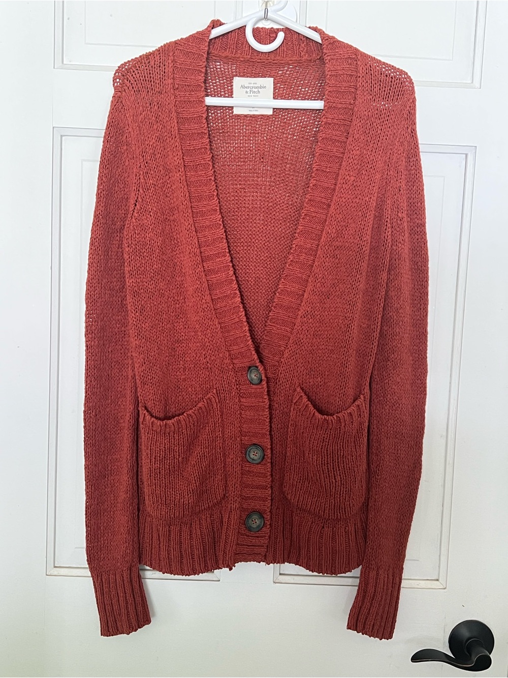 Abercrombie & Fitch women’s Button-Front boyfriend Knit Cardigan
